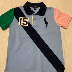 Boys Ralph Lauren 
Polo style shirt